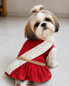 Naadan Tails Pet Festive - Pet Dhavani Red